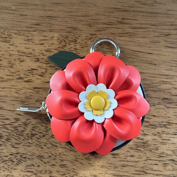 Kate spade petal 3D flower coin purse.
